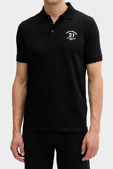 ΜΠΛΟΥΖΑ POLO KARL LAGERFELD - 990 ΜΑΥΡΟ